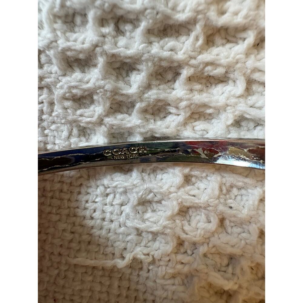 Vintage Coach snap close bracelet - Picture 5 of 9